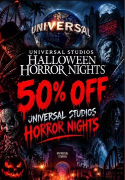 Half off on anything 50% off
