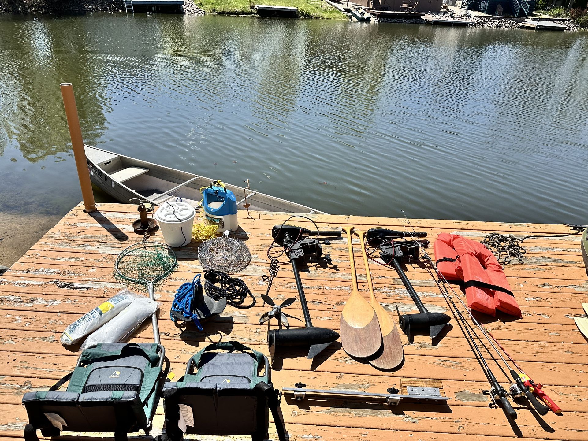 Canoe and Fishing Equipment 