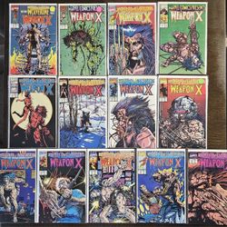 Marvel Comics Presents WEAPON-X🔑's 72-84 FULL RUN lot of 13/ 1991 VF-NM 🔥🔥🔥