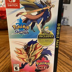 Pokémon Sword And Shield Double Pack Sealed Games Nintendo Switch 