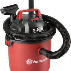 Vacmaster 2.5 Gallon Shop Vacuum with Wet/Dry Capabilities. Brand new, still sealed in original box.