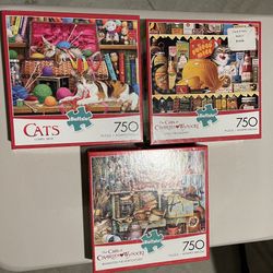 Buffalo 750 Piece Cat Puzzles