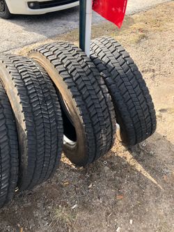 225/70/19.5 almost brand new tires