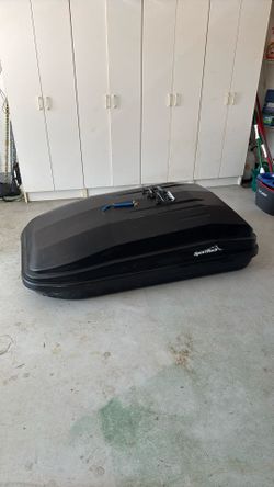 SportRack Vista XL Rear Opening Cargo Box Black