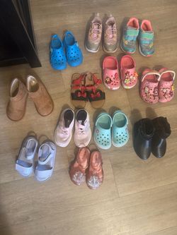 Kids Toddler Shoes Lot of 11 Pairs , selling the bundle together