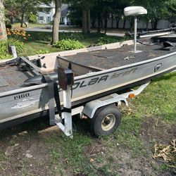 14’ Aluminum Boat, Bass Boat, V Hull Fishing Turn Key
