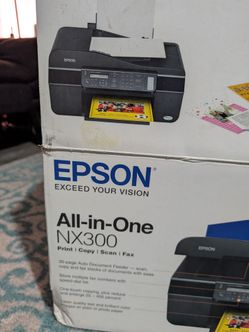 Epson Stylus NX300 All-In-One Inkjet Printer-Used Once