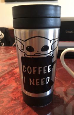Baby Yoda - coffee cup