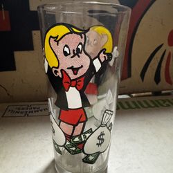 Vintage Pepsi Collector Cartoon Character Glass Harvey Cartoons Richie Rich 💵