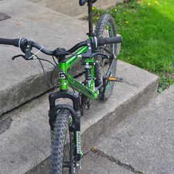 Vitesse 21‑Speed Full‑Suspension Mountain Bike (Green)