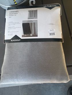 New Blackout Gray Curtains