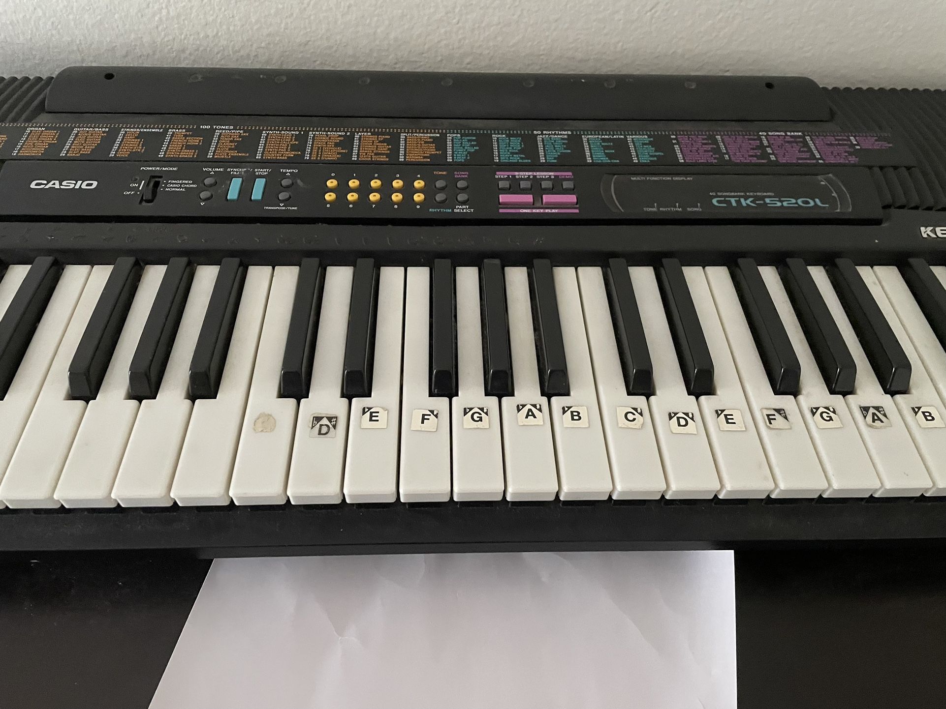 Casio Keyboard CTK-520L