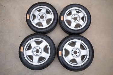 Acura NSX staggered wheels freshly powder coated