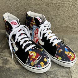 Vans x The Simpsons 2020 Christmas Sk8 Hi Brand New 