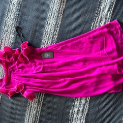 Hot pink Dress size M Vince Camuto new!! $12