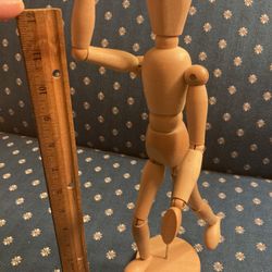 13” Poseable Wood Mannequin