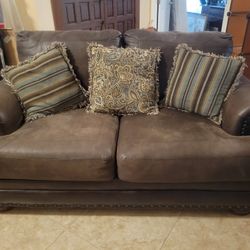 Leather Sofa And Loveseat