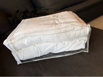 Queen Sheet Set, white flannel