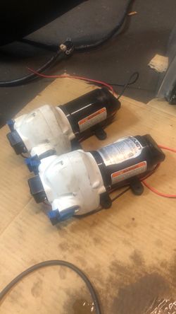 2 flojet water pumps
