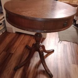 Antique Drum Table 