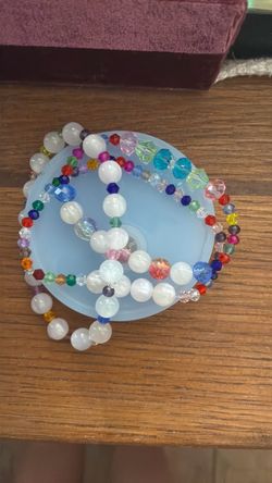 Beaded Stretch Bracelets Set of Two