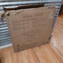 Allen + Roth Oakport Collection 5 Piece Dining Set #(contact info removed)