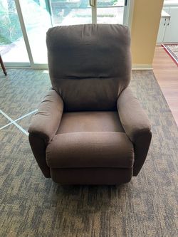 Lazy boy Brown Upholstered Recliner Chair