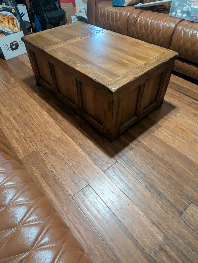 Coffee Table W/ Stirage and 2 Side Tables