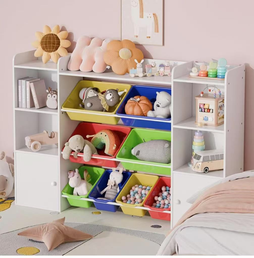 🔥ON SALE🔥 Kids Toy Storage Organizer W/8 Removable Toy Bins