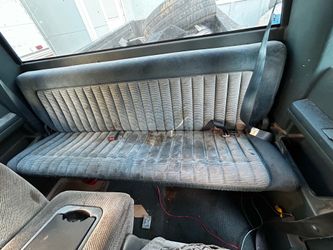 Blue rear seat / 1994 Chevy C1500
