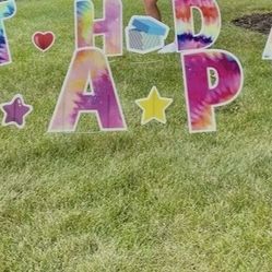 Happy Birthday yard Sign 