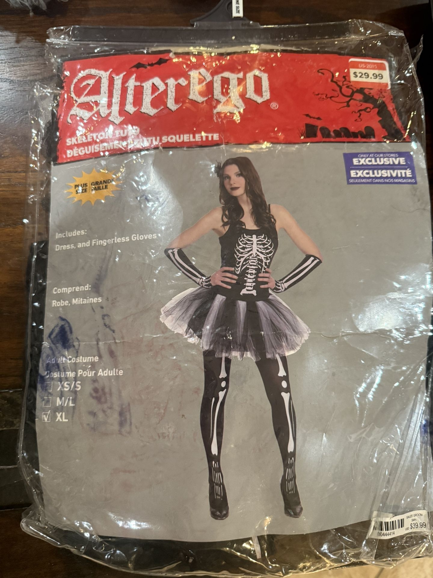 Women’s Skeleton Halloween Costume