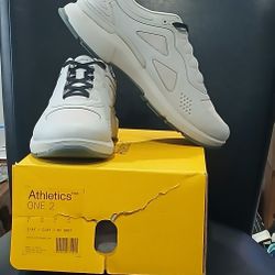 Athletics One 2. Clay Grey Athletic Sneakers. Men Size 9