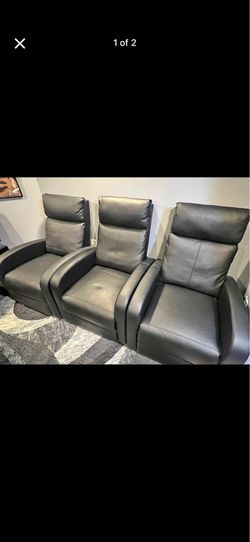 5 Recliners slightly used