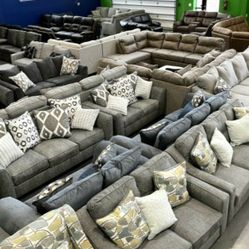 Clearing Out Over Stock Sectionals & Sofas! We can deliver!