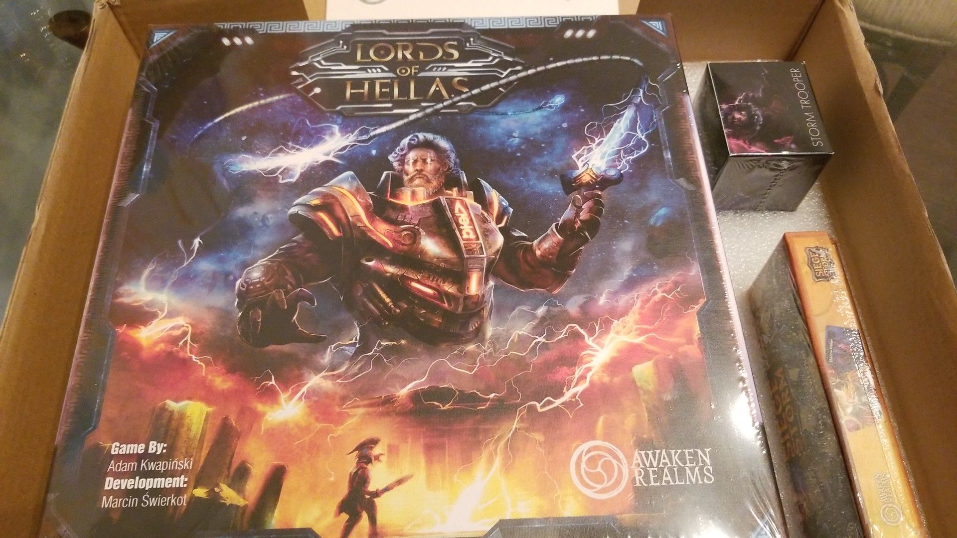 Lords of Hellas board game Kickstarter edition SEALED