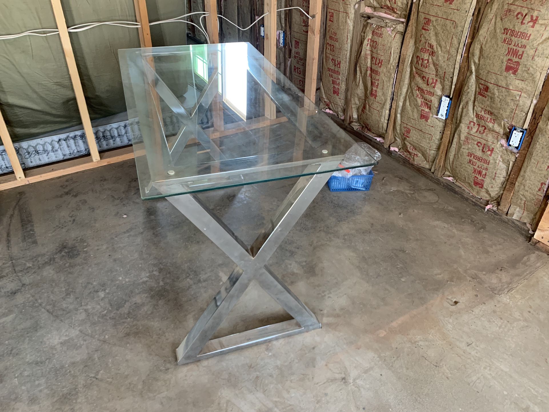 Glass Desk