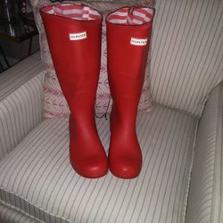 Hunter Red Rain Boots