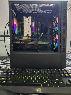Gaming pc intel i7-10700f, rtx 3060ti, 32 gb ram, nvme, hdd, wifi, keyboard and mouse