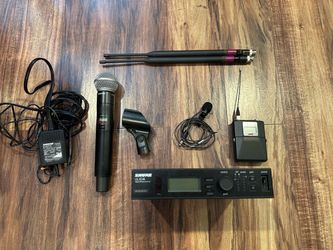 Shure ULXD H50 Wireless Kit - ULXD4 Receiver + ULXD1 Bodypack + ULXD2 Handheld SM58 (534-598 MHz)