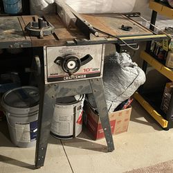 Table Saw Old School Craftsman 