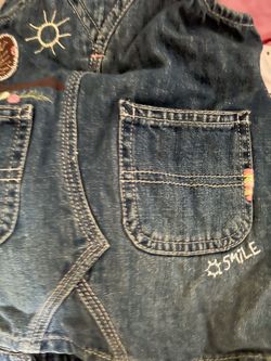 Girl’s Denim Overall Dress