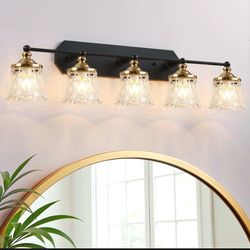 5 light vanity bathroom fixture