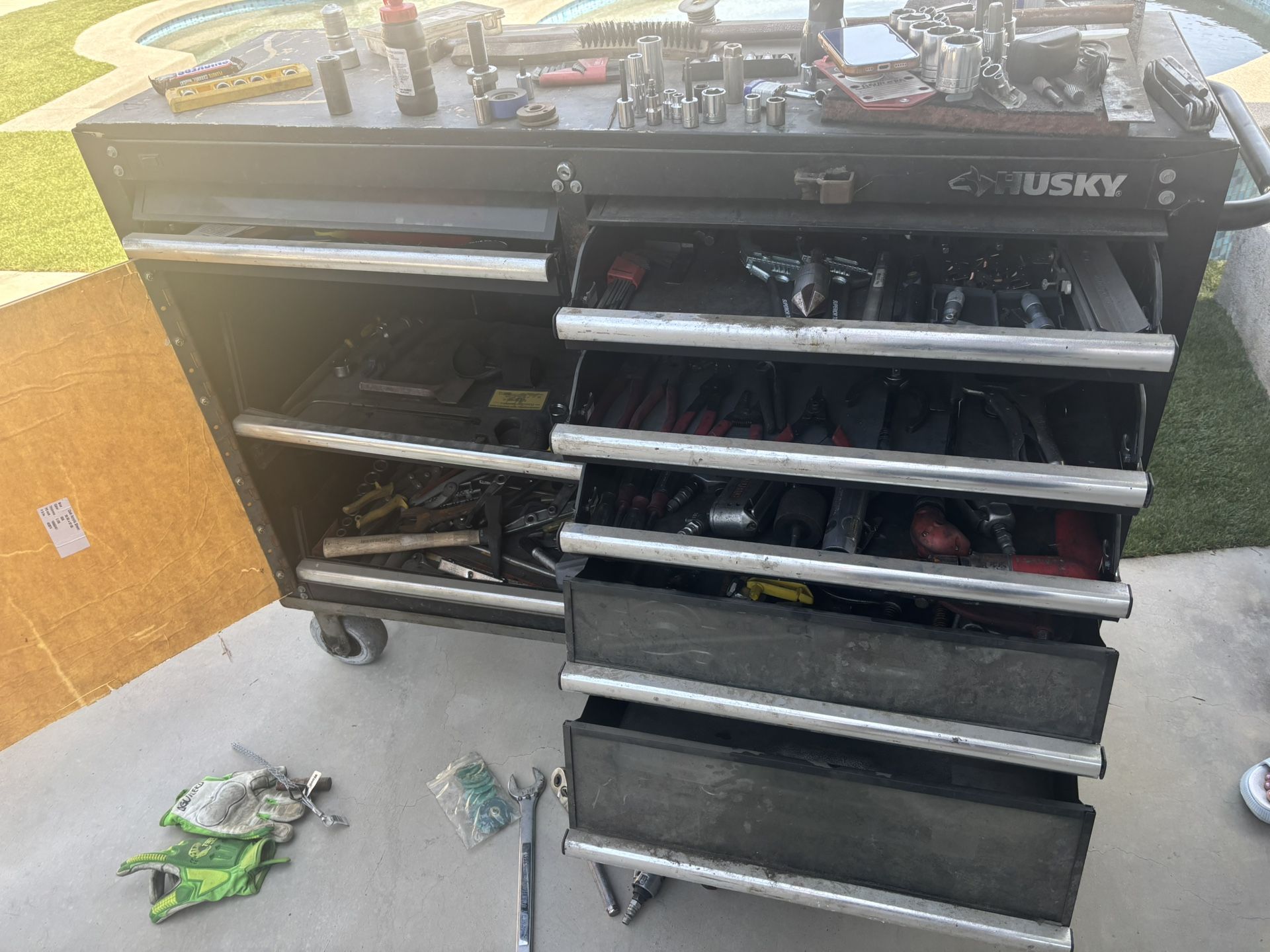 Tool box With Tools