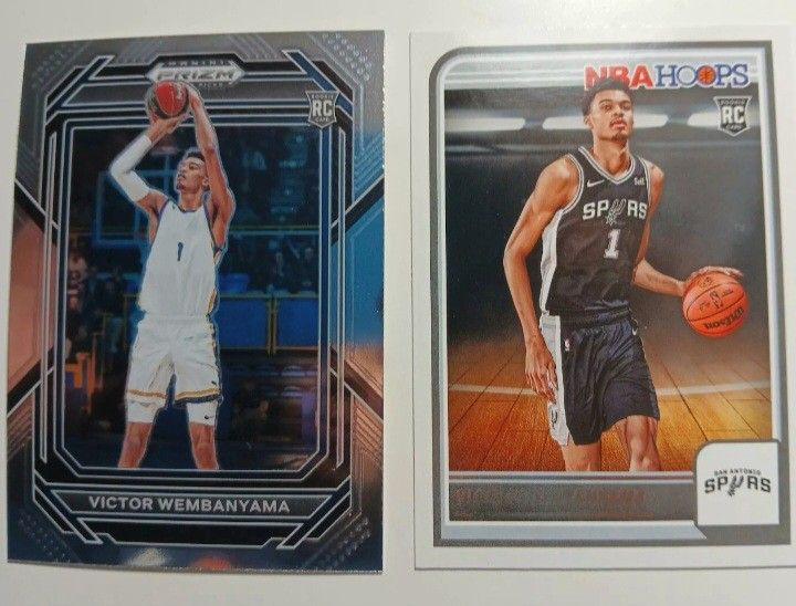 Really Nice 2 Rookie Card Lot Victor Wembanyama Mint Condition...