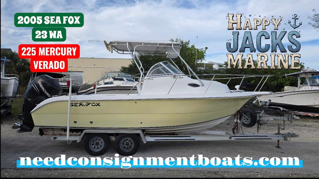 2004 23 Sea Fox Walkaround Cuddy cabin boat 