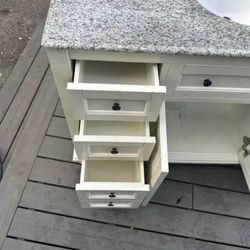 Bathroom vanity with storage cabinet drawers