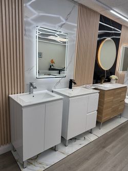 Bathroom Vanity PVC White