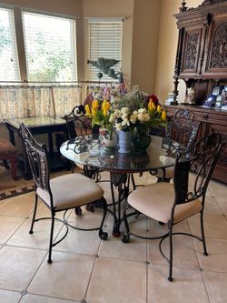 dining table and chairs