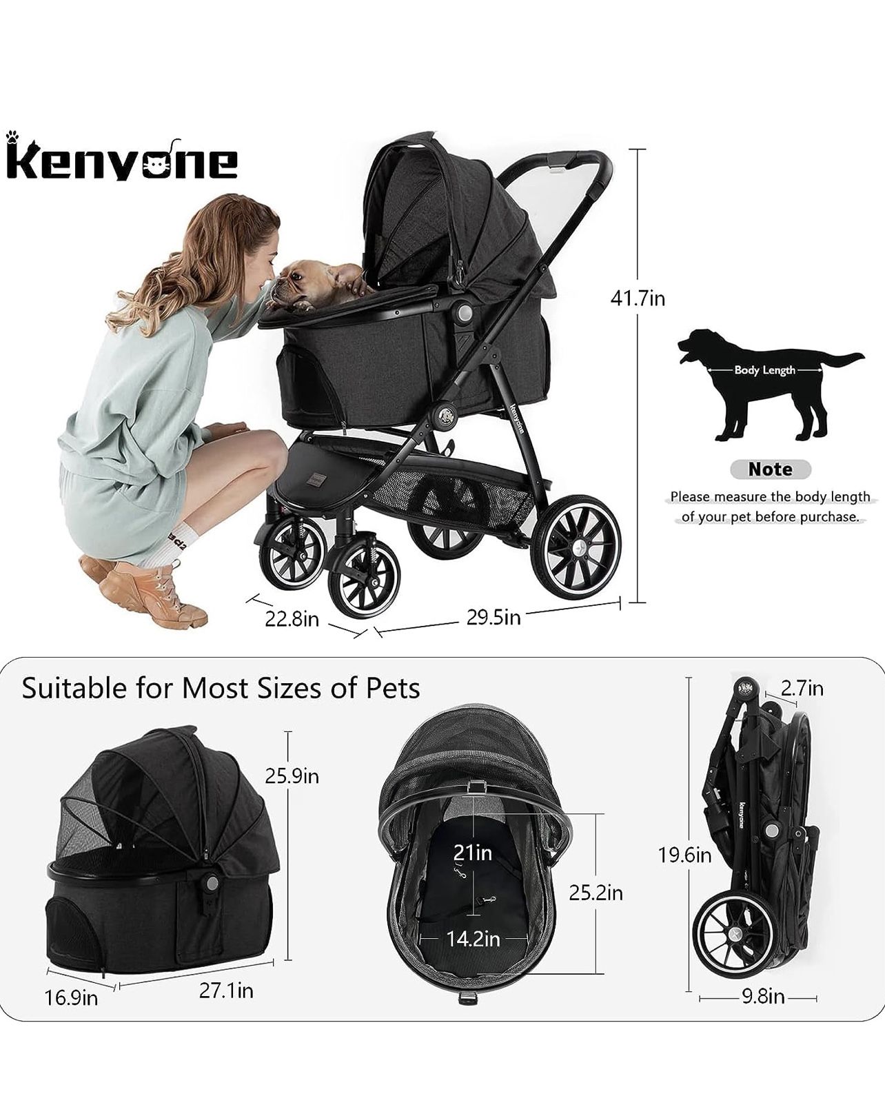 Kenyone Dog Stroller